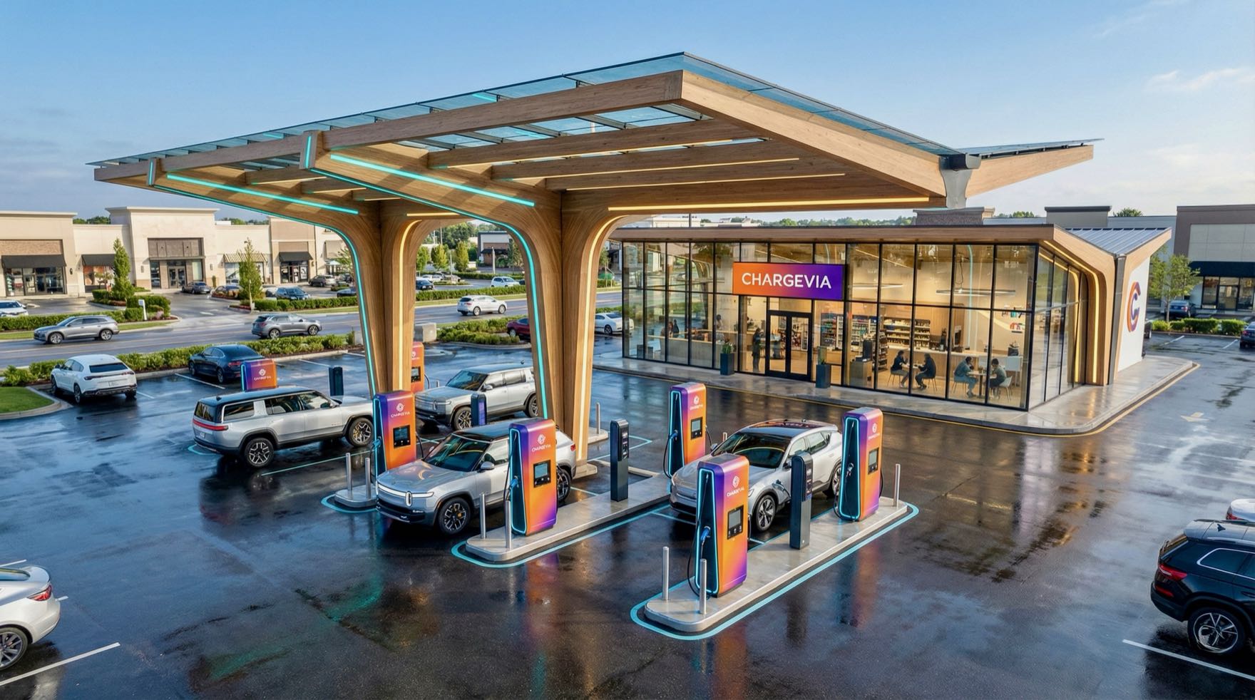 ChargeVia EV charging infrastructure